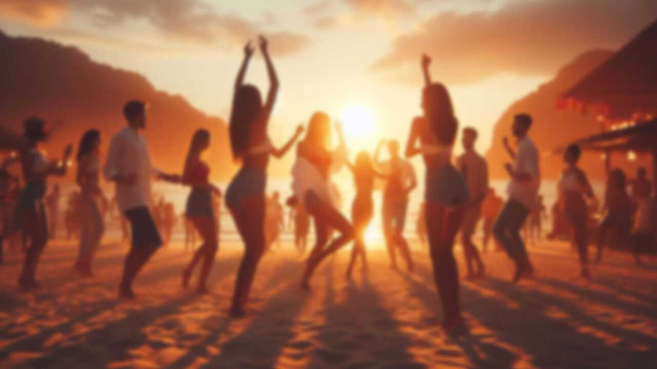 bg image beach party